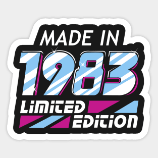 Made in 1983 Limited Edition Sticker